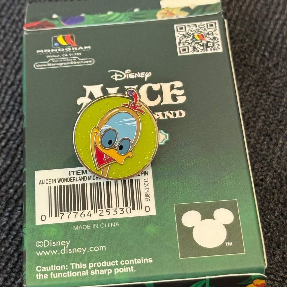 Disney Mirror Bird Pin